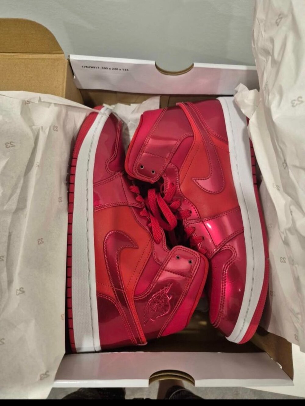Air Jordan 1 Mid SE Red Pomegranate Womens 10.5